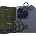 iPhone 15 Pro/15 Pro Max Hofi Camring Pro+ Zaštita Sočiva Kamere - Tamnoplava Ivica