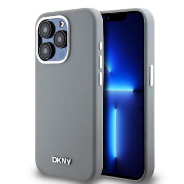iPhone 15 Pro DKNY Liquid Silicone Metal Logo Case - Magsafe Compatible
