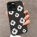 iPhone 15 Pro Max Cotton Wreath TPU Case - Black