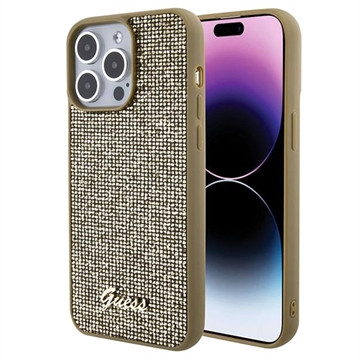 iPhone 15 Pro Max Guess Disco Metal Script Logo Maska