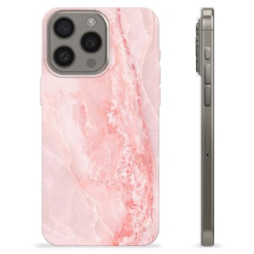 iPhone 15 Pro Max TPU Maska - Roze Mermer