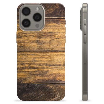 iPhone 15 Pro Max TPU Maska - Drvo