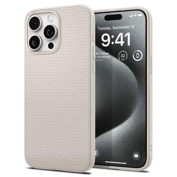 iPhone 15 Pro Spigen Liquid Air TPU Maska - Prirodni Titanijum