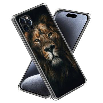 iPhone 15 Pro Stylish Ultratanka TPU Zaštitna Maska - Lav