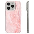 iPhone 15 Pro TPU Maska - Roze Mermer