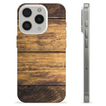 iPhone 15 Pro TPU Maska - Drvo