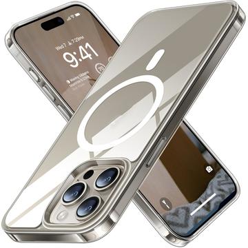 iPhone 15 Pro Torras X-Shock MagSafe TPU Case - Transparent