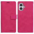 iPhone 16 Mercury Goospery Blue Moon Wallet Case - Hot Pink