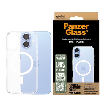 iPhone 16 PanzerGlass HardCase MagSafe Compatible Case - White / Transparent