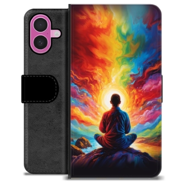 iPhone 16 Plus Premijum Futrola-Novčanik - Meditacija