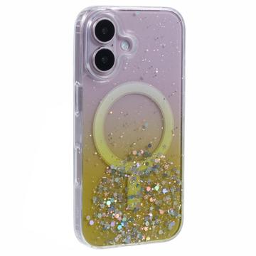 iPhone 16 Plus Sparkle Glow MagSafe Case - Yellow
