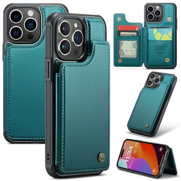 iPhone 16 Pro Caseme C22 Case RFID Card Wallet - Green