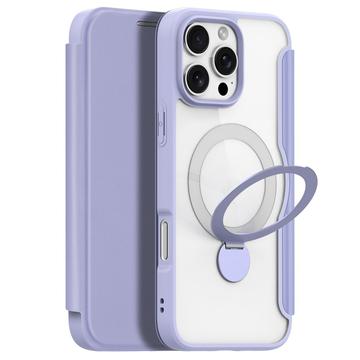 iPhone 16 Pro Dux Ducis Skin X Pro Magnetic Flip Case - Purple