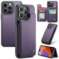iPhone 16 Pro Max Caseme C22 Case RFID Card Wallet - Purple
