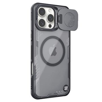 iPhone 16 Pro Max Nillkin IceBlade Prop Magnetic Case - MagSafe Compatible, Slide Lens Lid - Black