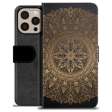iPhone 16 Pro Max Premijum Futrola-Novčanik - Mandala