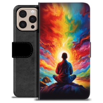 iPhone 16 Pro Max Premijum Futrola-Novčanik - Meditacija
