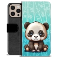 iPhone 16 Pro Max Premijum Futrola-Novčanik - Panda