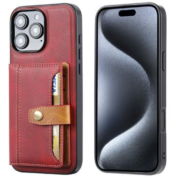 iPhone 16 Pro Max Retro Style Futrola sa Novčanikom