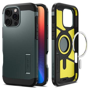 iPhone 16 Pro Spigen Tough Armor Mag Maska - Bezdan zelena