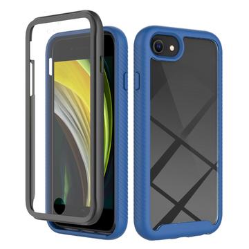 iPhone 16e 360 Protection Series Case - Blue / Clear
