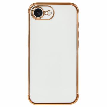 iPhone 16e Electroplated Shockproof TPU Case - White