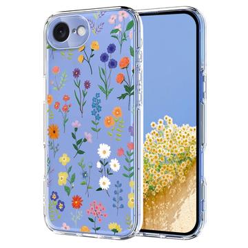 iPhone 16e Floral Pattern TPU Case