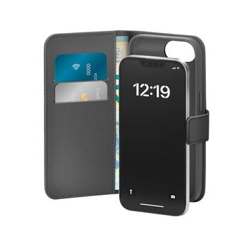 iPhone 16e Puro Wallet Case with 2 Card Slots - Black