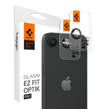 iPhone 16e Spigen Glas.tR Ez Fit Optik Pro Zaštitno Staklo za Kameru - Crno