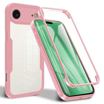 iPhone Air 360 Protection Series Case - Pink / Clear