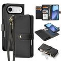 iPhone Air Dux Ducis Lawa Wallet Leather Case w. Magnetic Cover - Black
