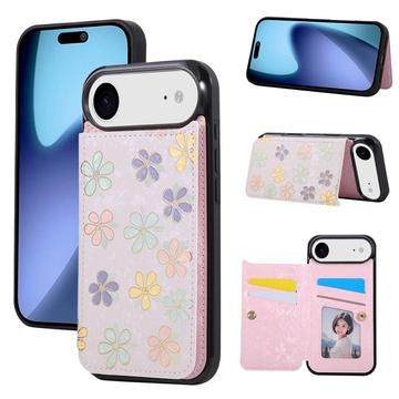iPhone Air Flower Print Case with RFID Cardholder
