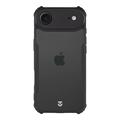 iPhone Air Tactical Quantum Stealth Case with Reinforced Corners - Clear / Black