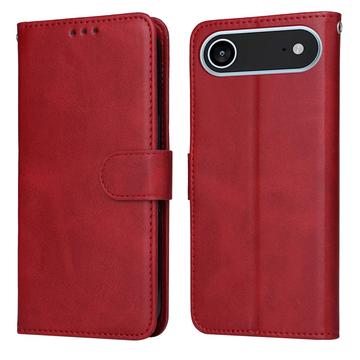iPhone Air Wallet Case with Stand - Red