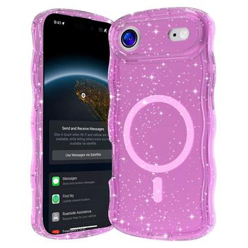 iPhone Air Wave-Edge Laser Glitter MagSafe Case