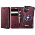 iPhone 17 Caseme C49 2-in-1 Detachable Wallet Case - MagSafe Compatible, RFID - Red