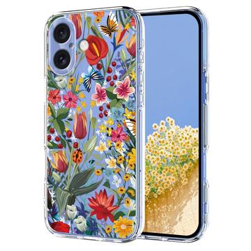 iPhone 17 Floral Pattern TPU Case