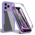 iPhone 17 Pro 360 Protection Series Case - Purple / Clear