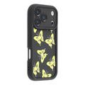 iPhone 17 Pro Butterfly Print TPU Case - Yellow / Black