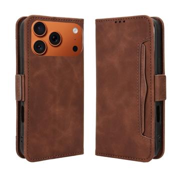iPhone 17 Pro Cardholder Wallet Case - Brown
