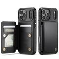 iPhone 17 Pro Caseme C22 Case RFID Card Wallet - Black