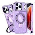 iPhone 17 Pro Glitter Hybrid Case with Kickstand - MagSafe Compatible