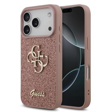 iPhone 17 Pro Guess Fixed Glitter 4G Metal Logo Maska