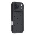 iPhone 17 Pro Heart Pattern Shockproof TPU Case with Raised Edges