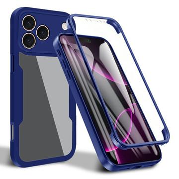 iPhone 17 Pro Max 360 Protection Series Case - Blue / Clear