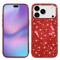 iPhone 17 Pro Max Electroplated Glitter Case - MagSafe Compatible - Red