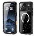 iPhone 17 Pro Max Redpepper IP68 Magnetic Waterproof Case - Black