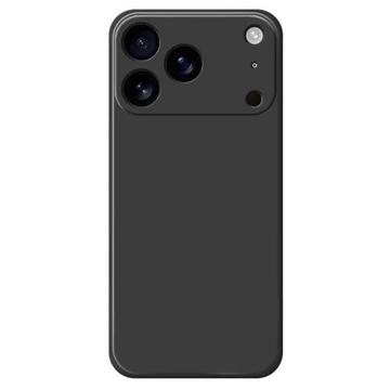 iPhone 17 Pro Max Shockproof Silicone Case - Black