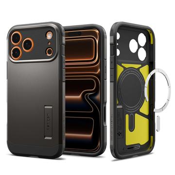 iPhone 17 Pro Max Spigen Tough Armor T Mag Maska - Gunmetal