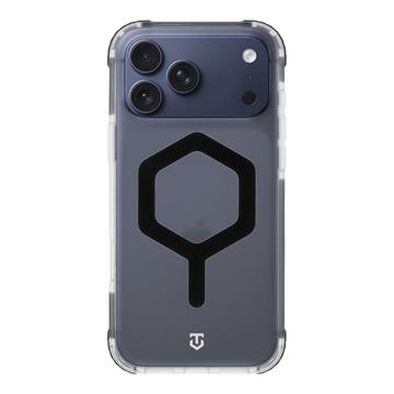 iPhone 17 Pro Max Tactical MagForce Hexagon Case - MagSafe Compatible - Black / Transparent